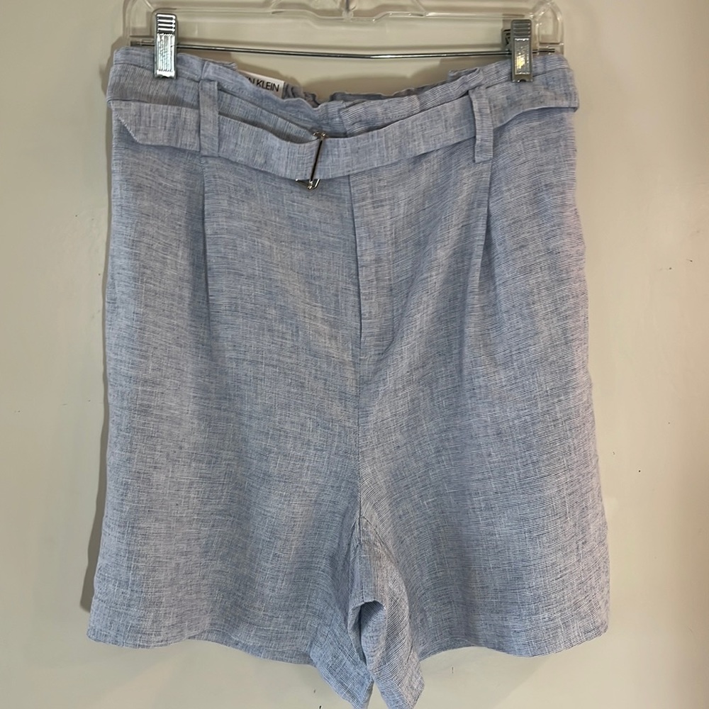 Calvin Klein ladies linen shorts NWT